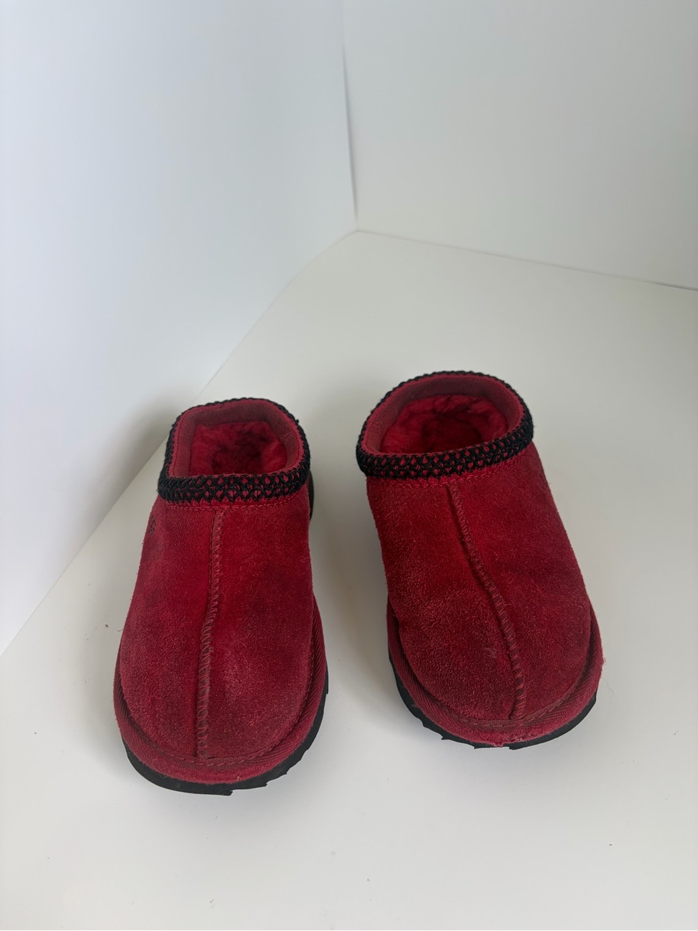 UGG Red Kids Tasman Slipper Slides size 11 - Picture 5 of 12